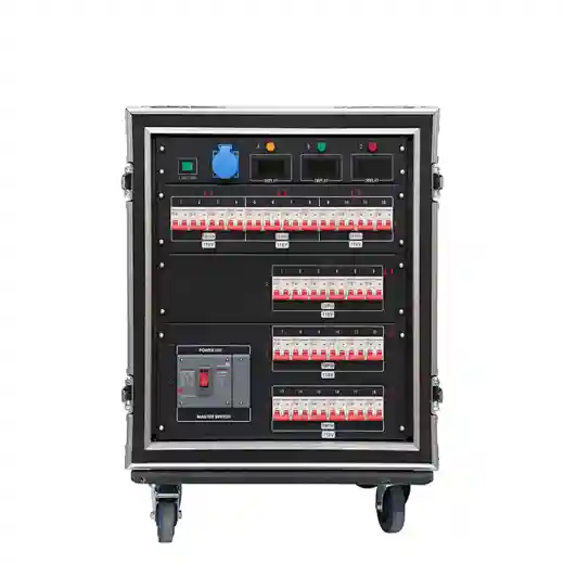 12 Road 20A American Edison Plugs 3 Ways 19 Pin Socapex Output Power Distributor Distro